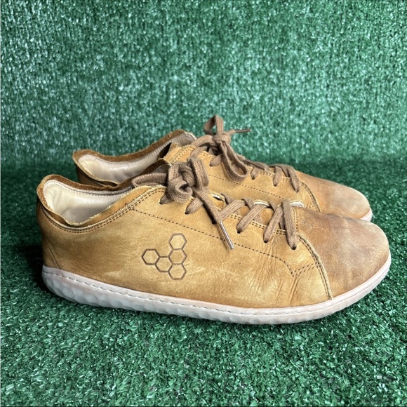 Vivo barefoot Shoes - Vivobarefoot Geo Court Shoes Womens Size 8.5 EU 39 Brown Suede Barefoot
